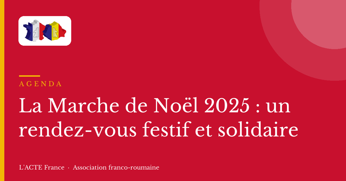 La Marche de Noël 2025 : un rendez-vous festif et solidaire